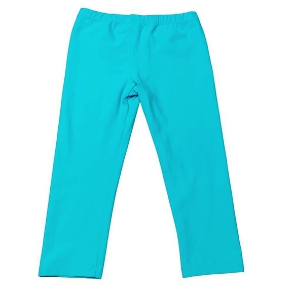 Under Armour Performance Women's Heat Gear Cropped Blue Activewear Leggings - Picture 3 of 6